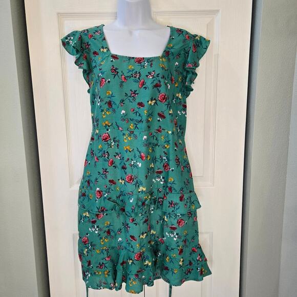 Lottie & Holly ruffle tier dress Sz Large garden Girl Summer Picnic Cottagecore - Picture 3 of 12